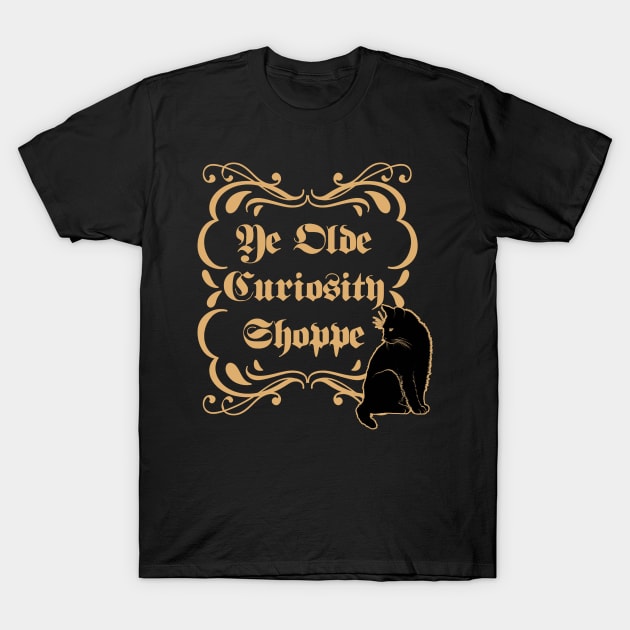 Curiosity killed the Cat T-Shirt by hauntedjack